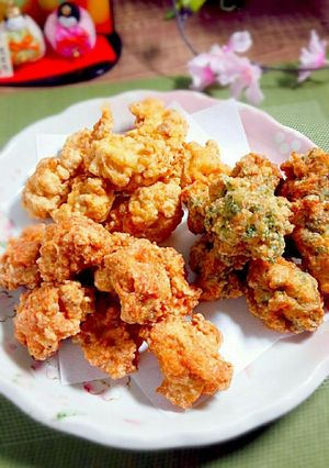 華やか☆三色チキンナゲット☆-レシピのメイン写真