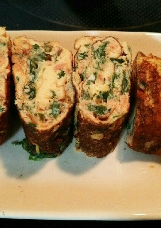 鮭フレークと大葉の卵焼き-レシピのメイン写真