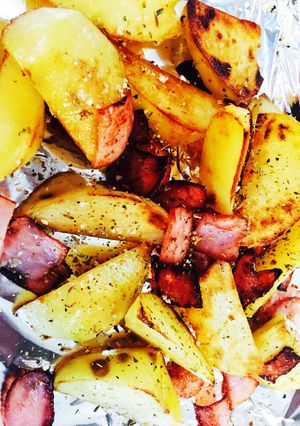 まるのでお店のよう！揚げない本格ポテト！-レシピのメイン写真