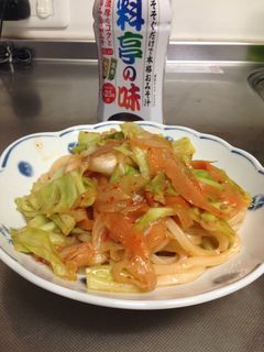 節約!液みそキムチの焼うどん-レシピのメイン写真