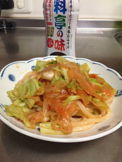 節約!液みそキムチの焼うどん-レシピのメイン写真
