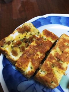 パパッと納豆入り卵焼き♡-レシピのメイン写真