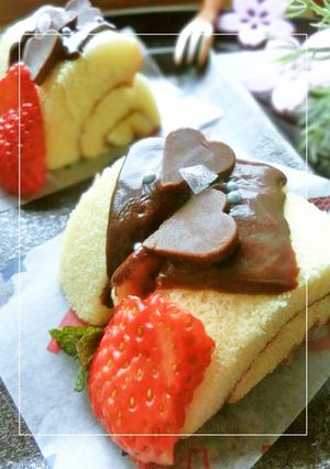 トロっと生チョコ✿塩バナナケーキ-レシピのメイン写真