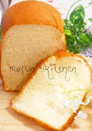 離乳食にもHBで♡無添加牛乳食パン-レシピのメイン写真