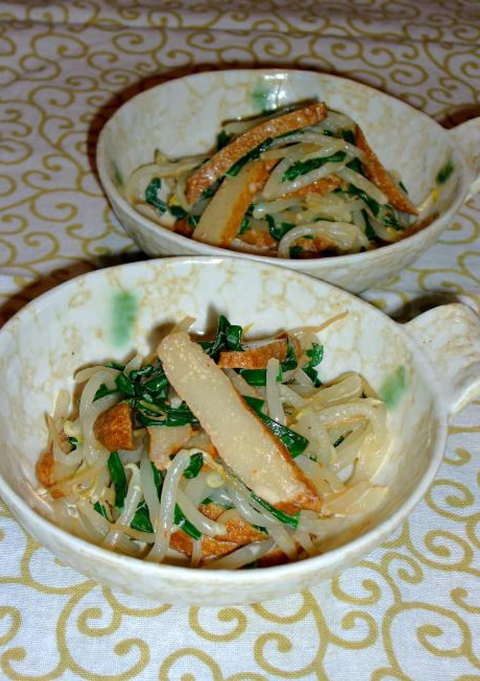 もやしとニラ＆さつま揚げの和え物-レシピのメイン写真