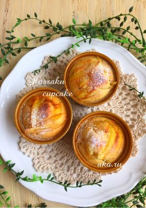 トースターで簡単♪はっさくカップケーキ♡-レシピのメイン写真