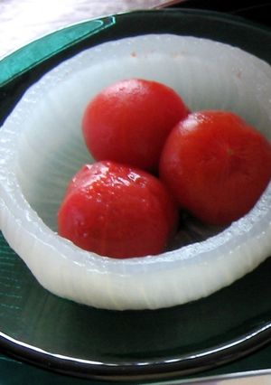 新玉葱ｉｎトマト-レシピのメイン写真