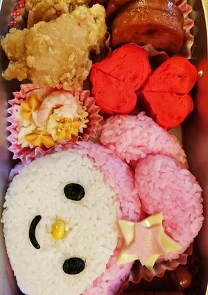 マイメロディ弁当-レシピのメイン写真