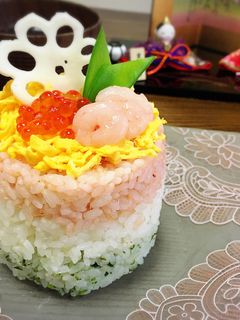 超簡単♬お寿司ケーキ-レシピのメイン写真