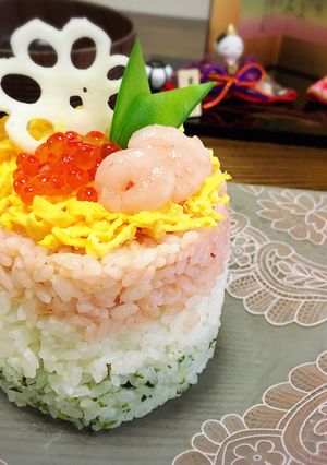 超簡単♬お寿司ケーキ-レシピのメイン写真
