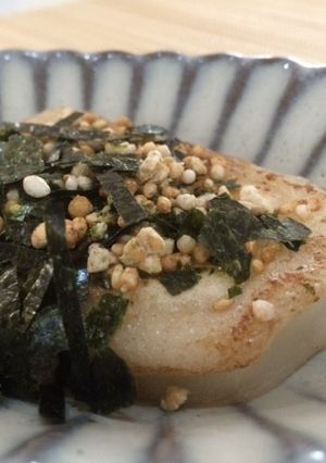バター餅の納豆ふりかけ掛け-レシピのメイン写真