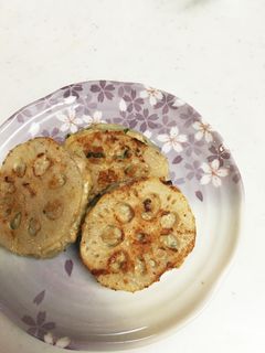 ♪れんこんのはさみ焼き♪-レシピのメイン写真