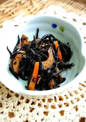☆定番の常備菜ひじきの煮物☆お弁当箸休め-レシピのメイン写真