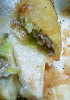 キャベツと豚バラチーズ春巻き-レシピのメイン写真