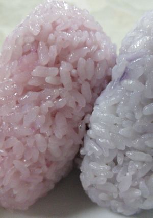 ほんのり紫 寿司酢でピンクなお花見ごはん-レシピのメイン写真