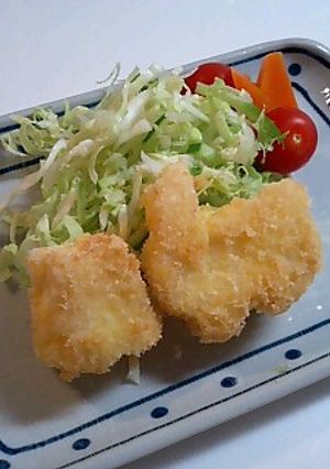 アニマルはんぺん☆チーズはさみ揚げ！-レシピのメイン写真