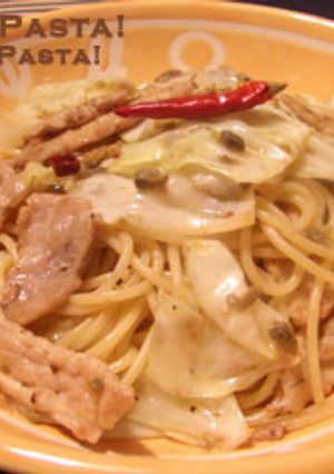 キャベツとポークのスパゲッティー-レシピのメイン写真