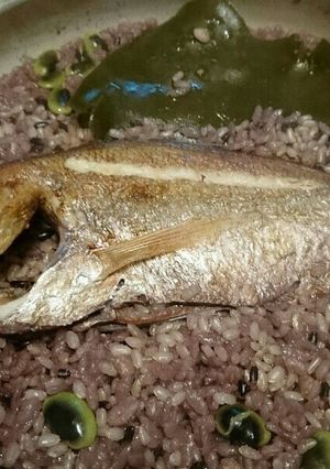 簡単！土鍋で雑穀米鯛めし-レシピのメイン写真