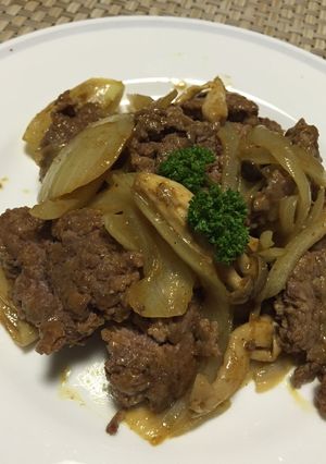 ゴロゴロひき肉炒め カレー風味-レシピのメイン写真