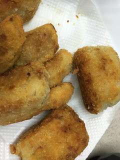 レンコンのハサミ揚げと椎茸の肉詰め-レシピのメイン写真