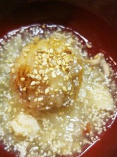焼おにぎりのだし茶漬け 松前漬けver.-レシピのメイン写真
