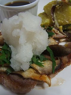 豚肩ロースとエリンギのソテーおろしポン酢-レシピのメイン写真