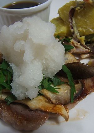 豚肩ロースとエリンギのソテーおろしポン酢-レシピのメイン写真