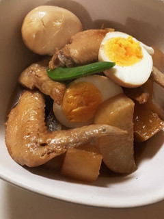 とり手羽と大根のやわらか煮物-レシピのメイン写真