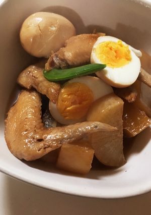 とり手羽と大根のやわらか煮物-レシピのメイン写真