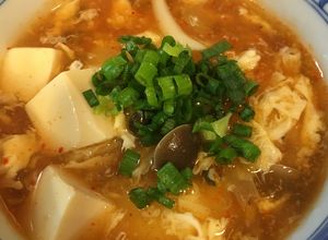 簡単ヘルシー♥キムチと豆腐のとろみスープ-レシピのメイン写真