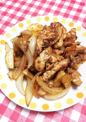 ジャーマンポテト風☆豚肉と新ジャガ炒め-レシピのメイン写真