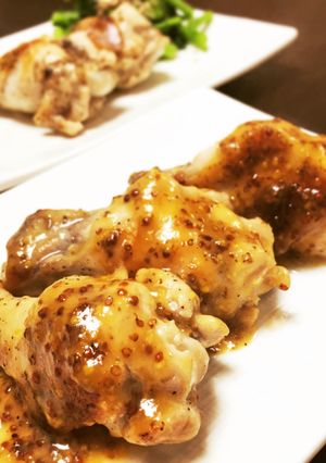 ＊手羽元のハニーマスタード焼き＊-レシピのメイン写真
