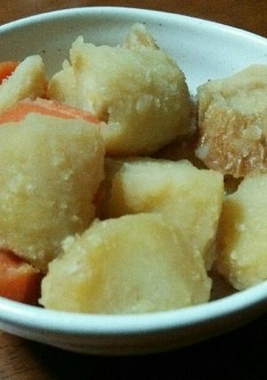 じゃがいも・人参・ちくわの炒め煮-レシピのメイン写真