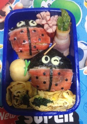 キャラ弁 てんとう虫-レシピのメイン写真