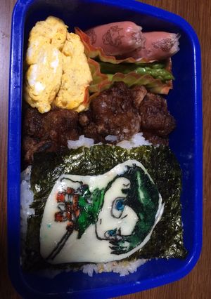 キャラ弁 進撃の巨人 リヴァイ兵長-レシピのメイン写真