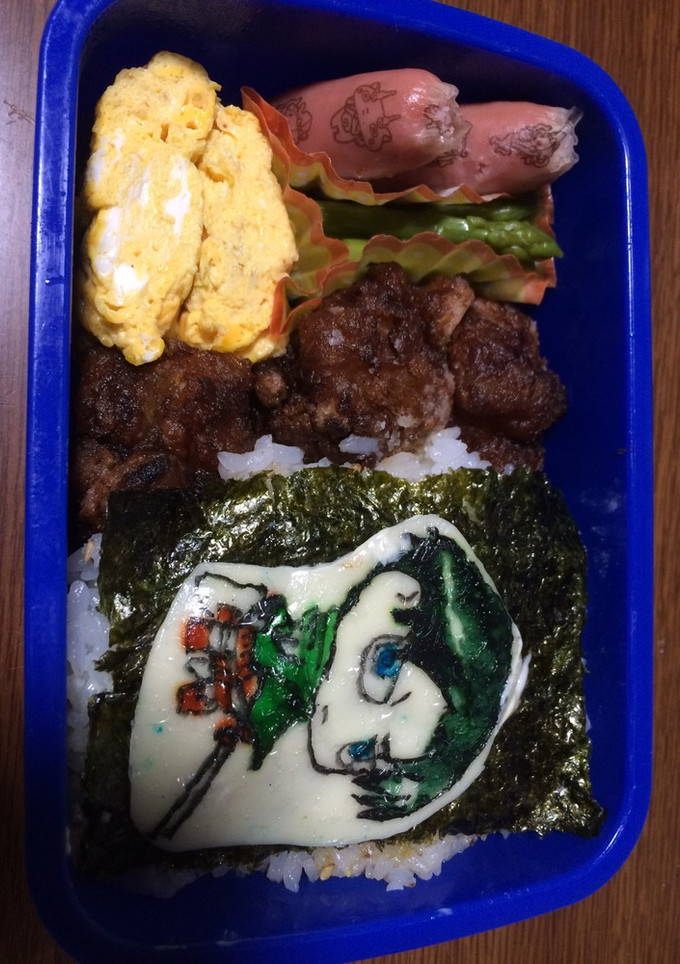 キャラ弁 進撃の巨人 リヴァイ兵長-レシピのメイン写真