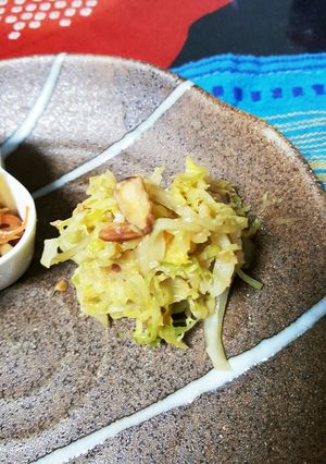 キャベツの蜂蜜味噌アーモンド和え-レシピのメイン写真