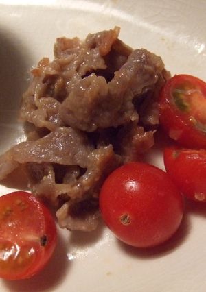 豚肉の梅味噌レンジ蒸し-レシピのメイン写真