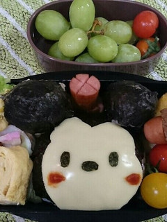 キャラ弁☆ツムツムミッキー-レシピのメイン写真