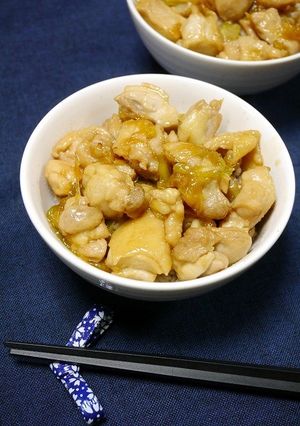 簡単！あま~い鶏照り丼(ネギ油)-レシピのメイン写真