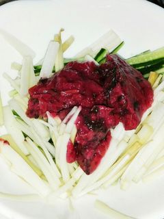ウドとキュウリの梅肉和え-レシピのメイン写真