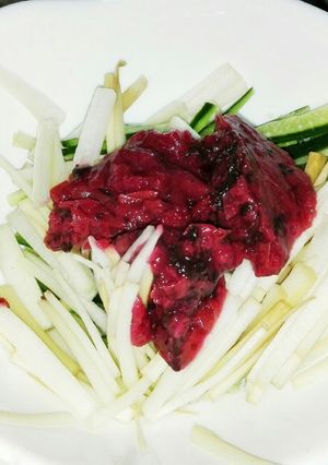 ウドとキュウリの梅肉和え-レシピのメイン写真