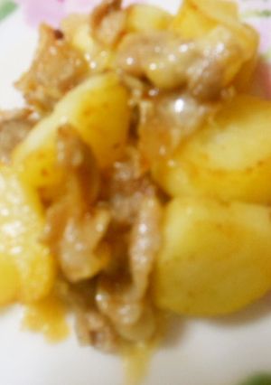 豚ばらとじゃが芋焼き　超簡単-レシピのメイン写真
