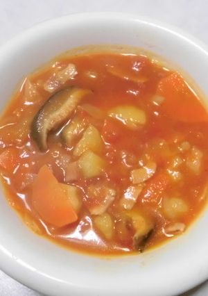 干し椎茸入りトマトスープ-レシピのメイン写真