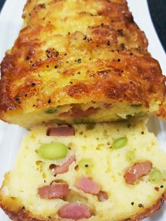 チーズ多め❤ウインナー&枝豆ケイクサレ-レシピのメイン写真