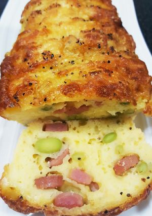 チーズ多め❤ウインナー&枝豆ケイクサレ-レシピのメイン写真