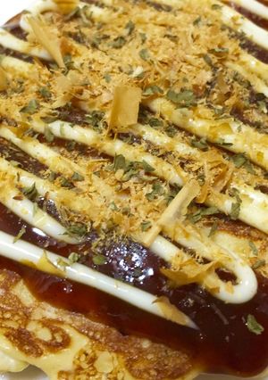 カリカリチーズとジャガイモのお好み焼き-レシピのメイン写真