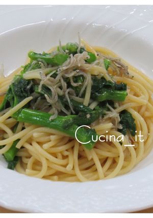 シラスと菜の花のスパゲッティ-レシピのメイン写真