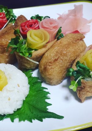 母に誉められた♡バラのいなり寿司-レシピのメイン写真