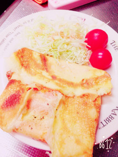 ハムと卵とチーズのガレット-レシピのメイン写真